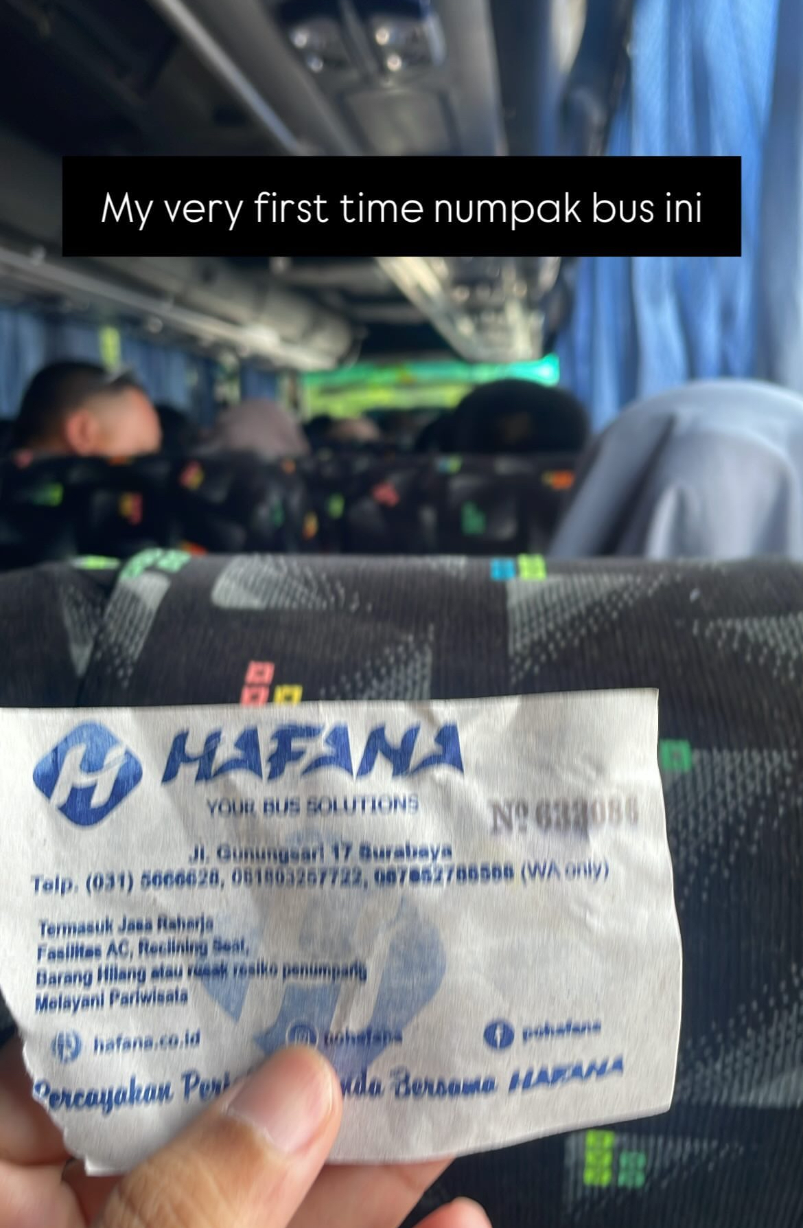 Bus Hafana Surabaya Malang